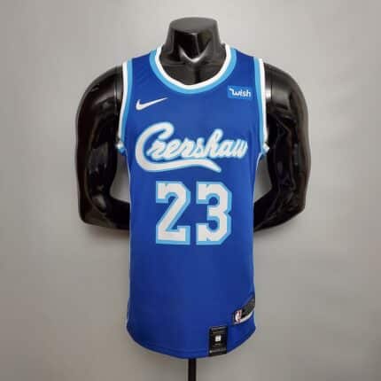 new James #23 Los Angeles Lakers blue NBA jersey Size︰S-XXL