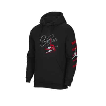 NBA Jumpman Basketball Plush Sweater Bull Black