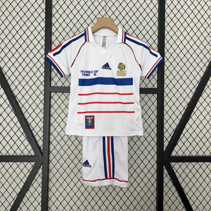 Retro Kids-1998 França Away SIZE 16-28