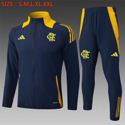 A861 24/25 Flamengo sapphire long zipper kit S-XXL