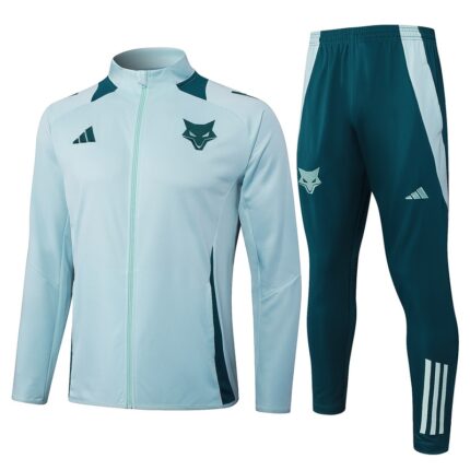 A851 2425 Long zipper Cruzeiro Light Blue training kit S-2XL