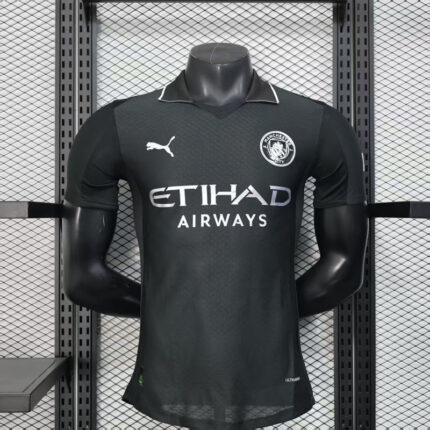 2526 Manchester City Third Away Black Player S-2XL
