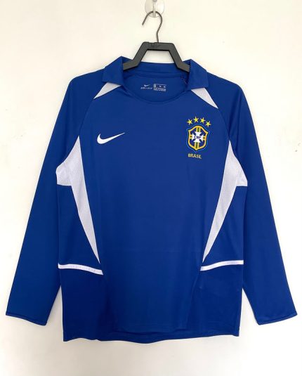 Retro 2002 brasil away long sleeve S-XXL