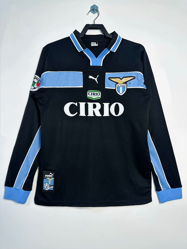 Retro 98-99 Lazio long sleeve away S-XXL