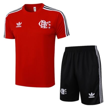 D2519# 2526 Flamengo Red Retro Edition S-2XL