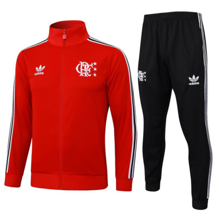 A2517 2526 Flamengo red training suit half zipper Size S-XXL