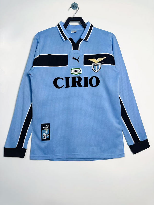 Retro 98-99 Lazio long sleeve home S-XXL