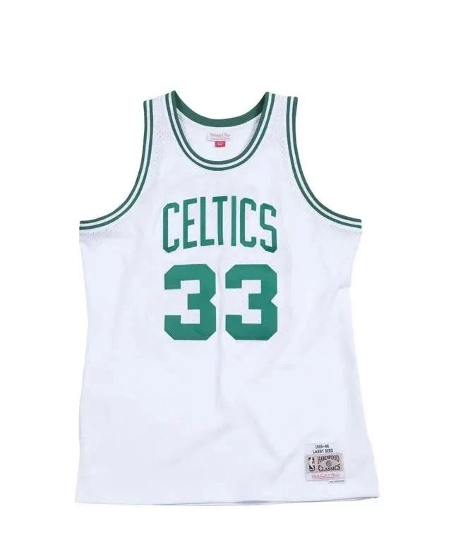 Mitchell &amp; Ness NBA Boston Celtics Larry Bird Home 1985/86 Swingman Jersey White/Green