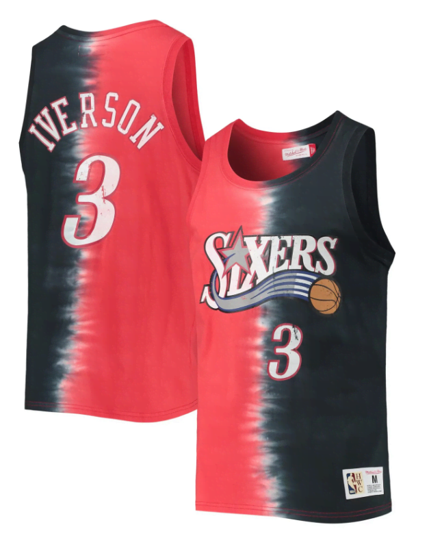IVERSON #3 Philadelphia 76ers Jersey S-2XL