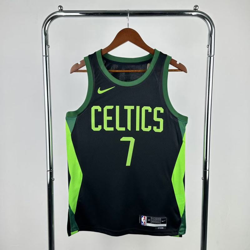 25th season Celtics City Edition No. 7 Brown