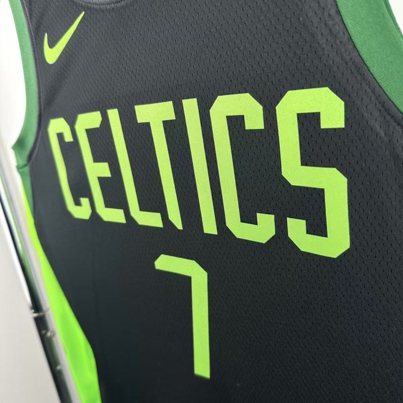 25th season Celtics City Edition No. 7 Brown