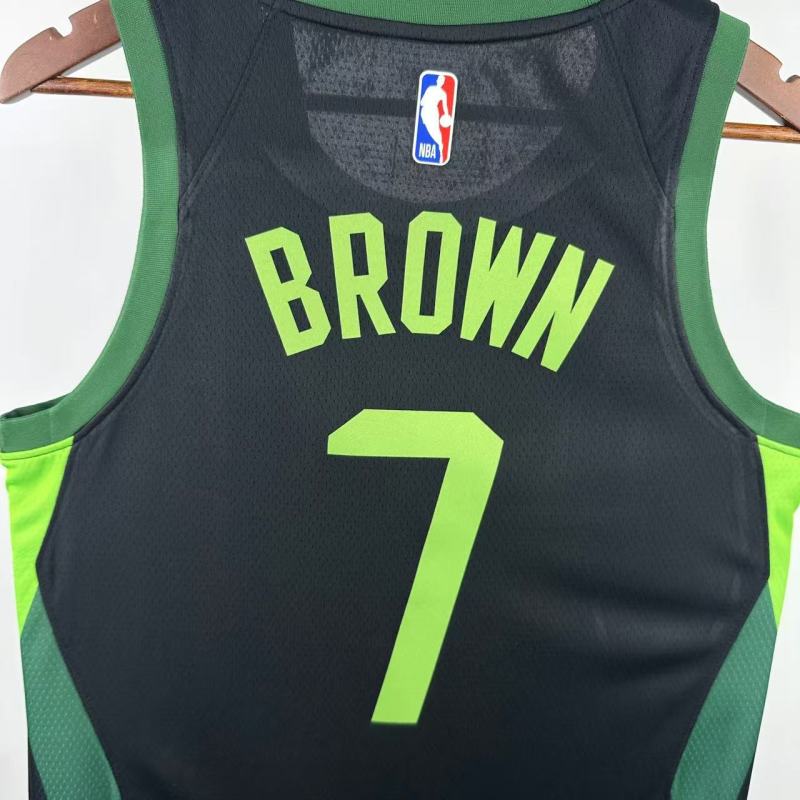 25th season Celtics City Edition No. 7 Brown