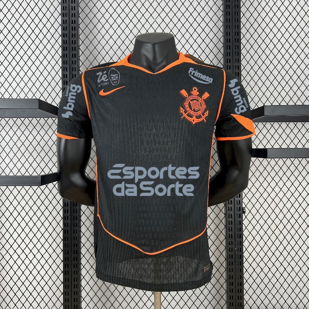 2526 Corinthians third away player version All Sponsor S-4XL