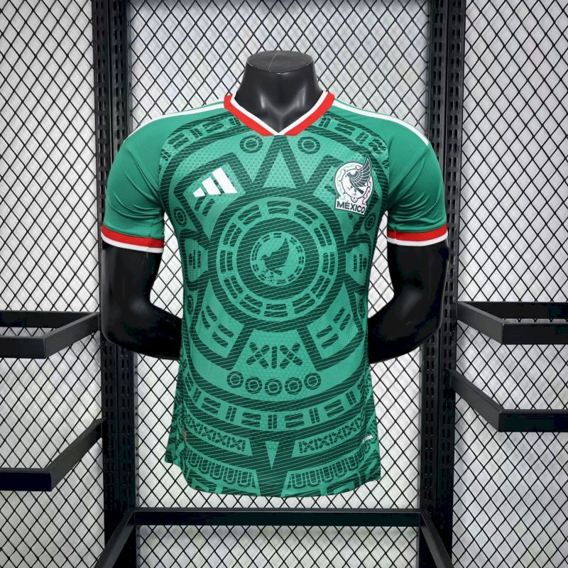 2627 Mens Mexico World Cup Home Jersey Player Version