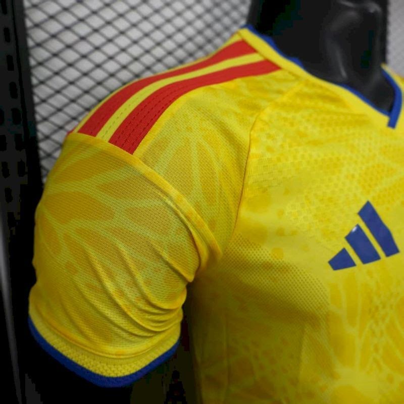 2627 Mens Colombia World Cup Home Jersey Player Version