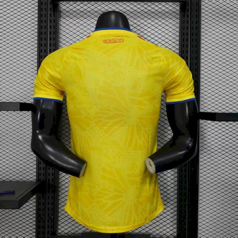 2627 Mens Colombia World Cup Home Jersey Player Version