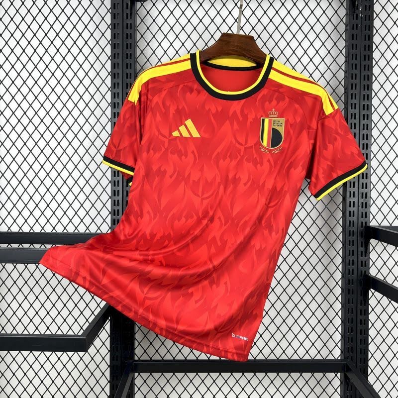 2627 Mens Belgium World Cup Home Jersey