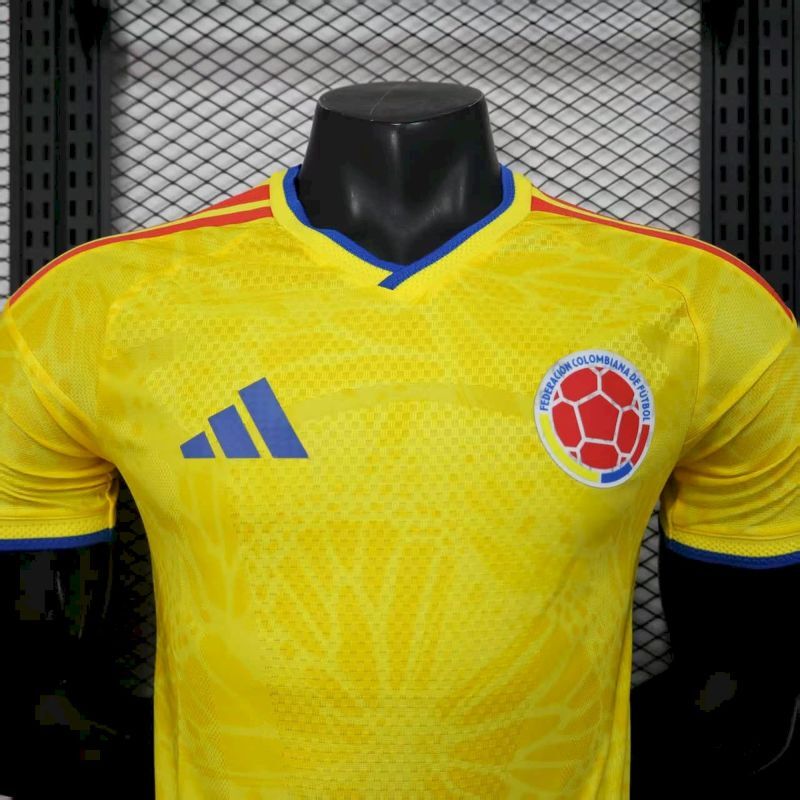 2627 Mens Colombia World Cup Home Jersey Player Version