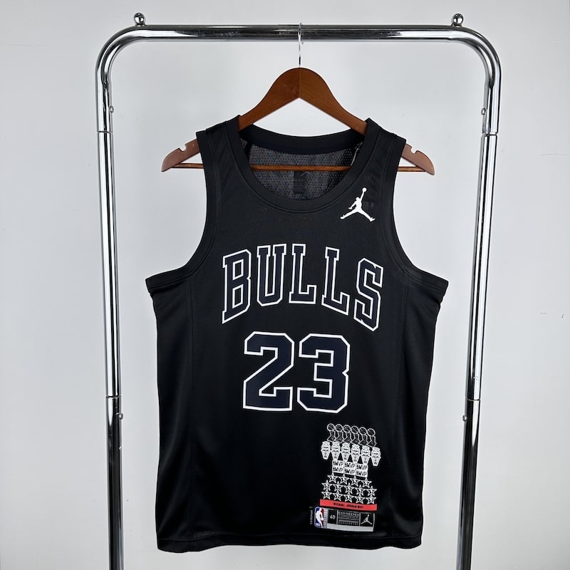 Chicago Bulls Black Glory Edition #23 Jordan S-2XL