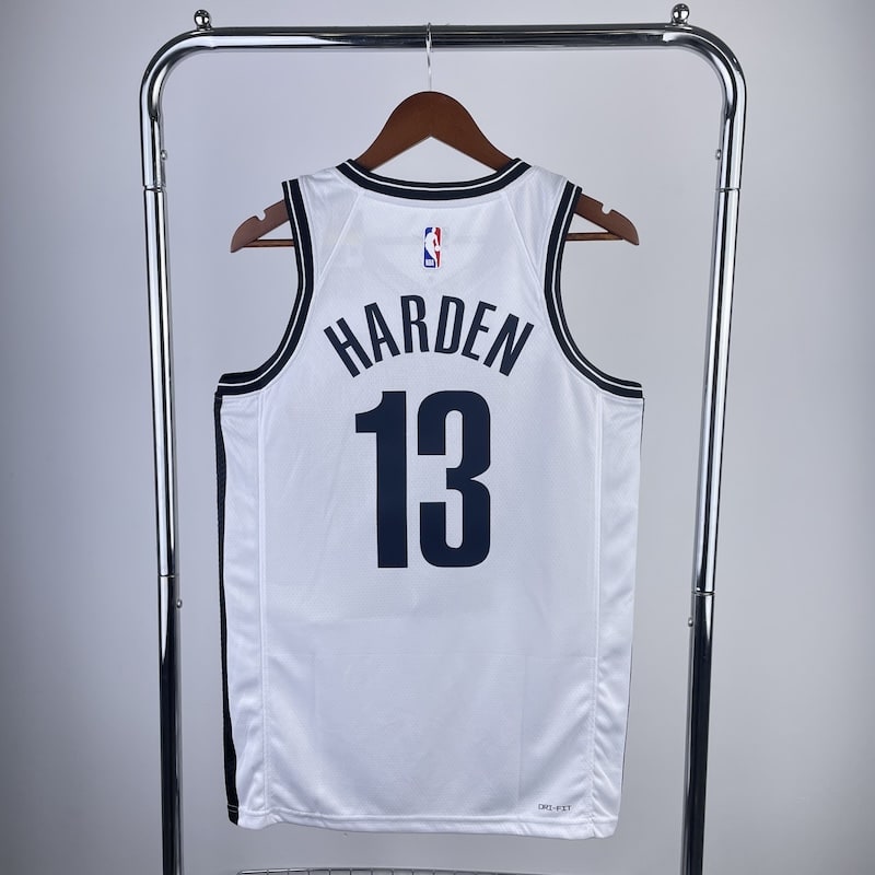 2022/23 Brooklyn Nets HARDEN White Association Edition Jersey S-2XL