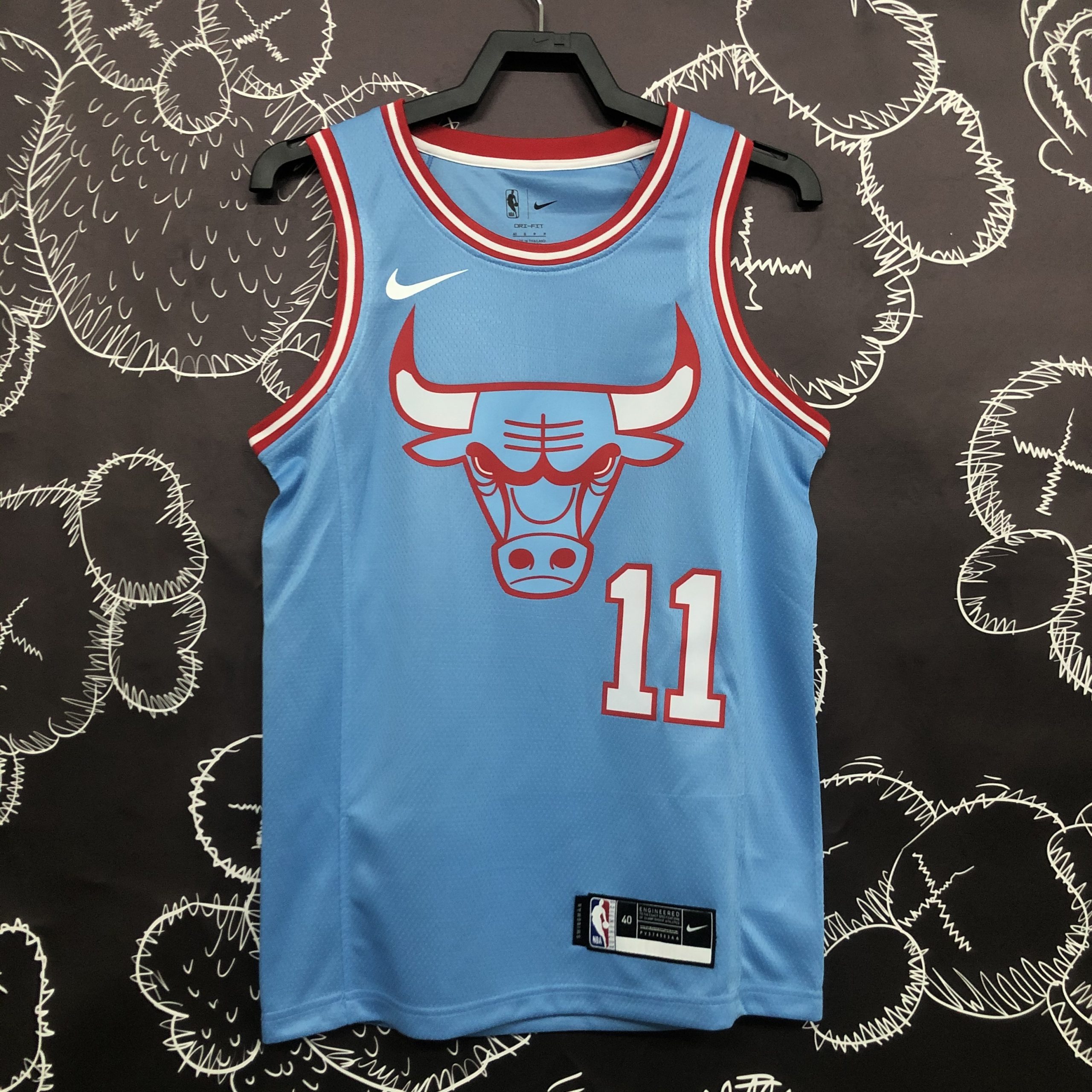 Chicago Bulls, blue, number 11, DeMar DeRozan