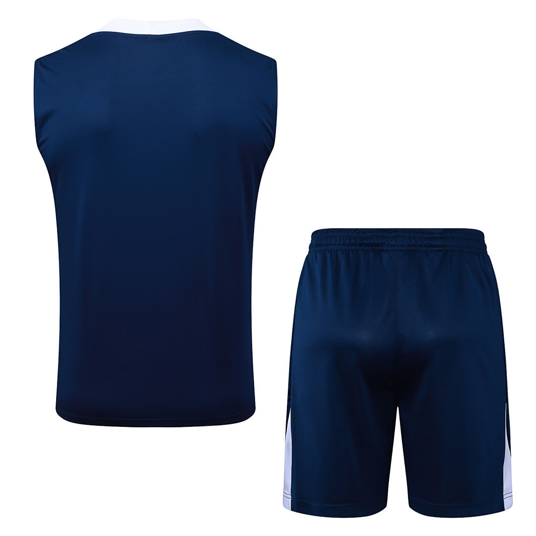 D25227# 2526 Tottenham Hotspur Royal Blue Vest Set S-2XL