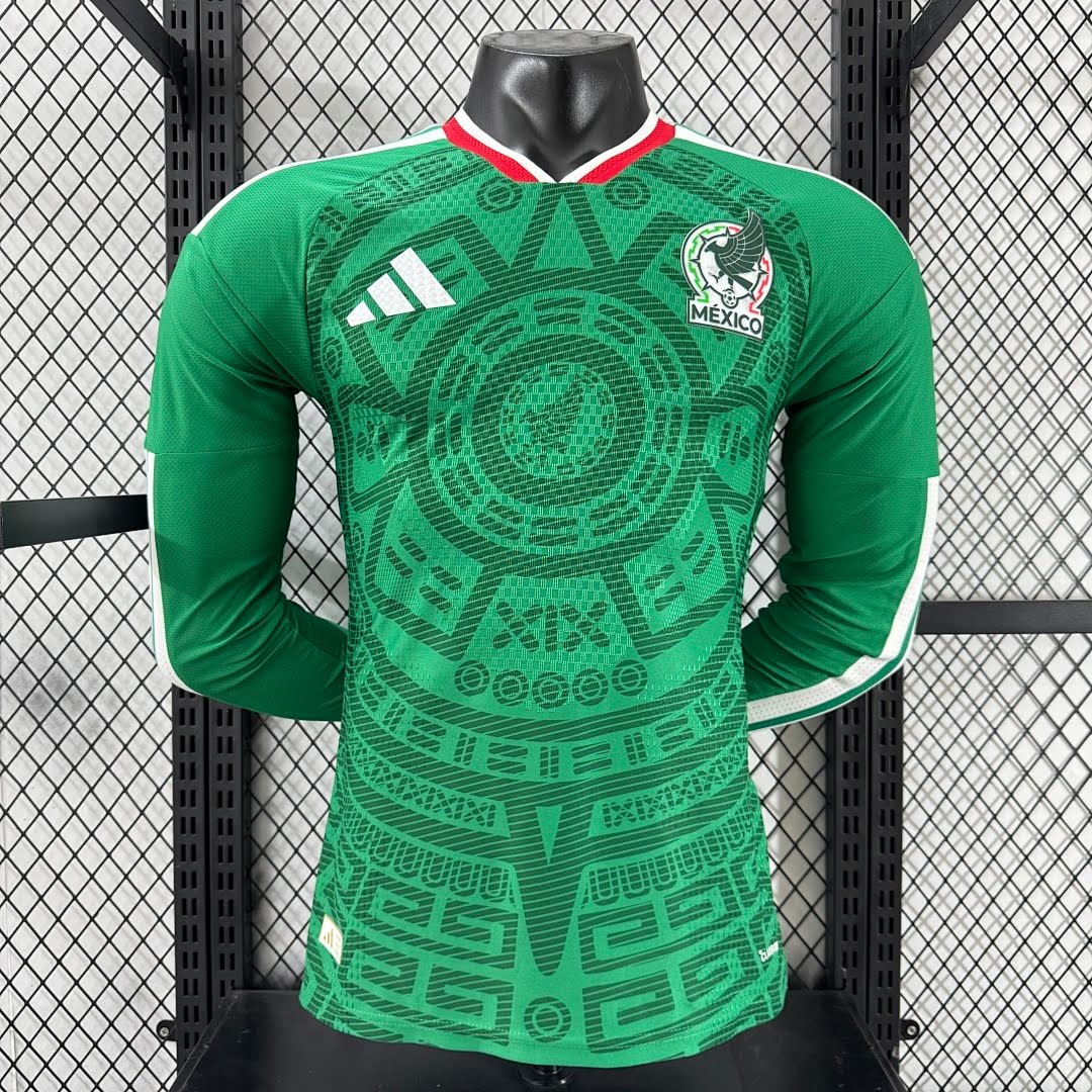 2627 Mexico home team players long-sleeved S-4XL