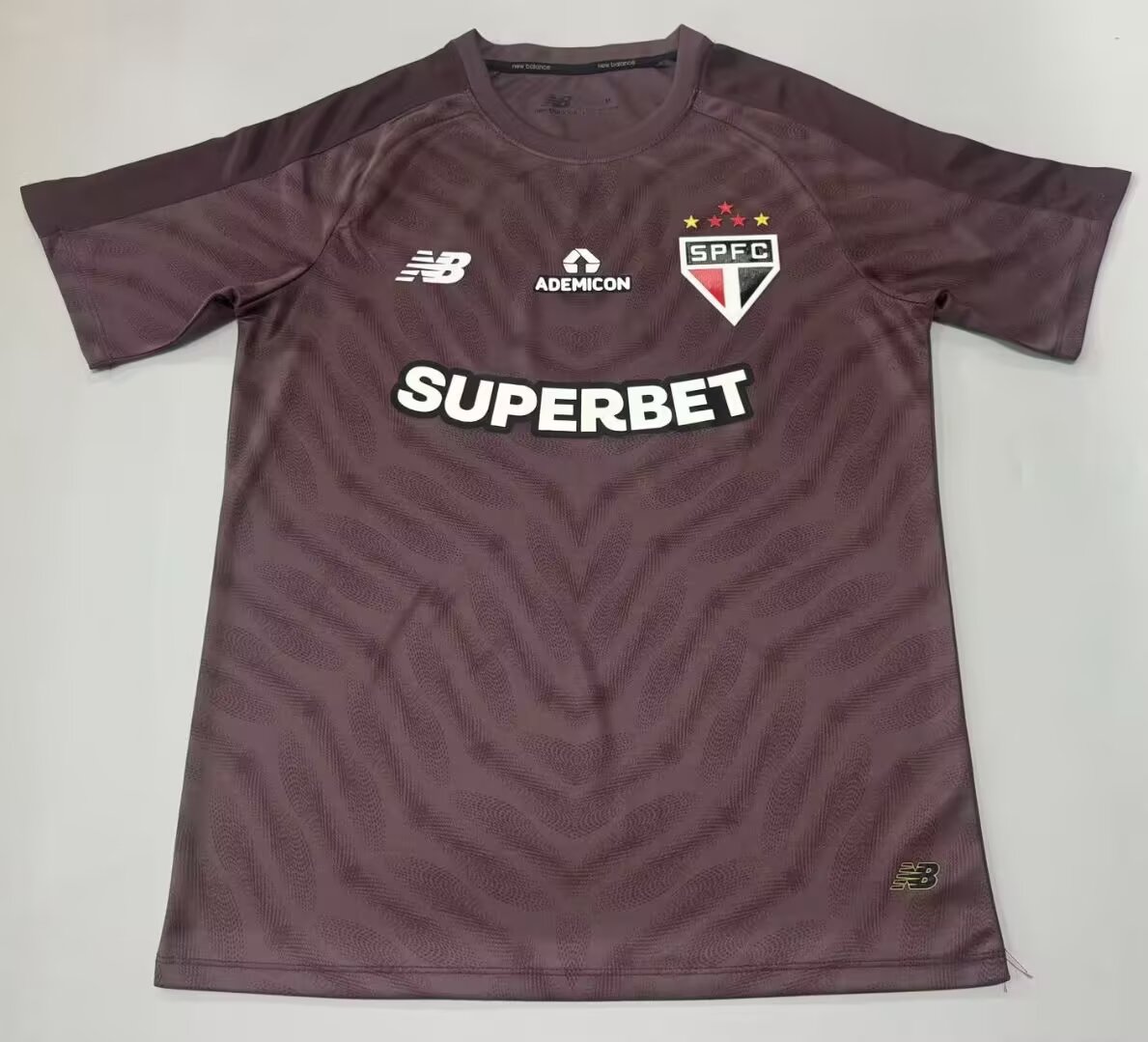 2627 S&atilde;o Paulo maroon jersey, sizes S-4XL