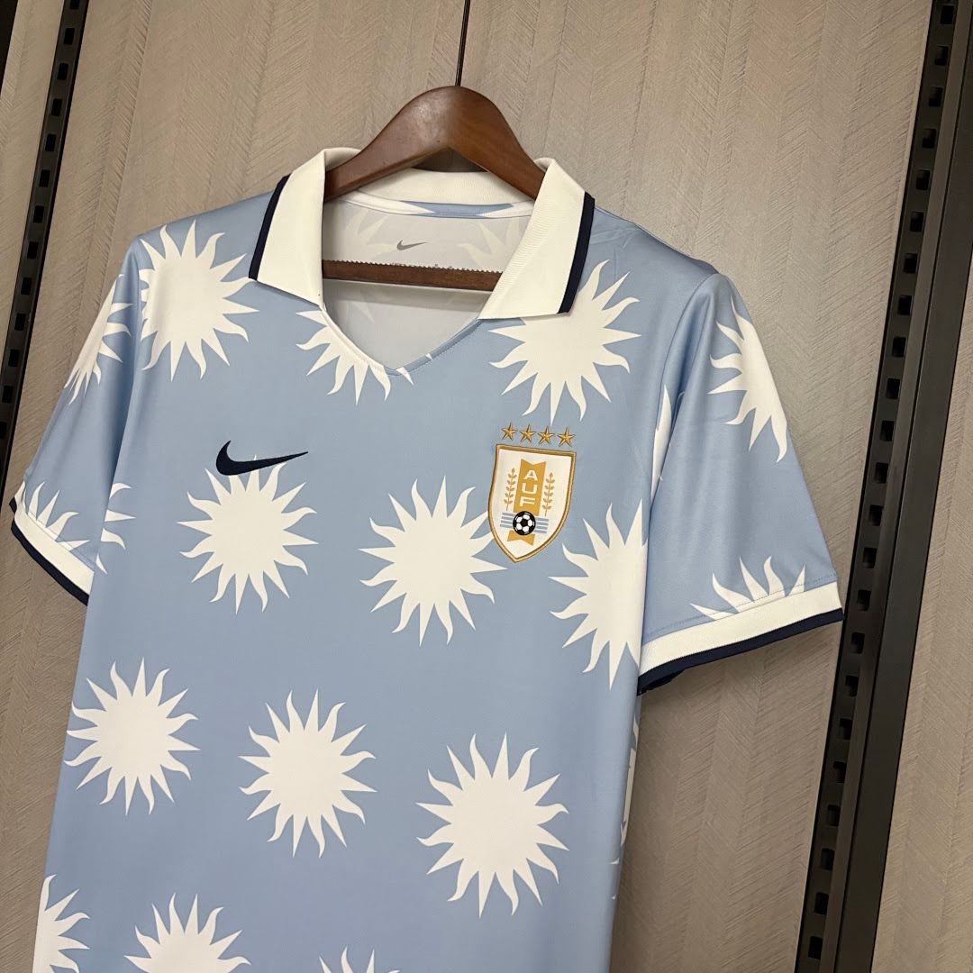 2627 Uruguay light blue jersey, sizes S-2XL