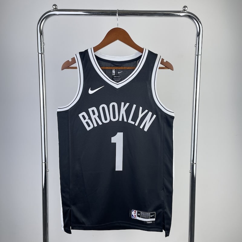 Brooklyn Nets Mikal Bridges 2022/23 Black Icon Edition S-2XL
