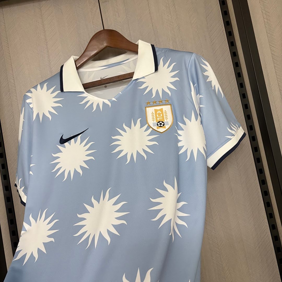 2627 Uruguay light blue jersey, sizes S-2XL
