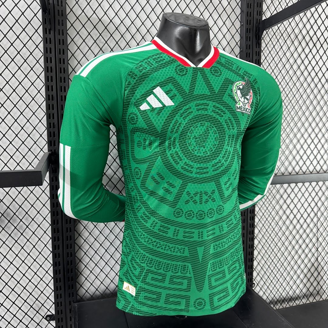 2627 Mexico home team players long-sleeved S-4XL