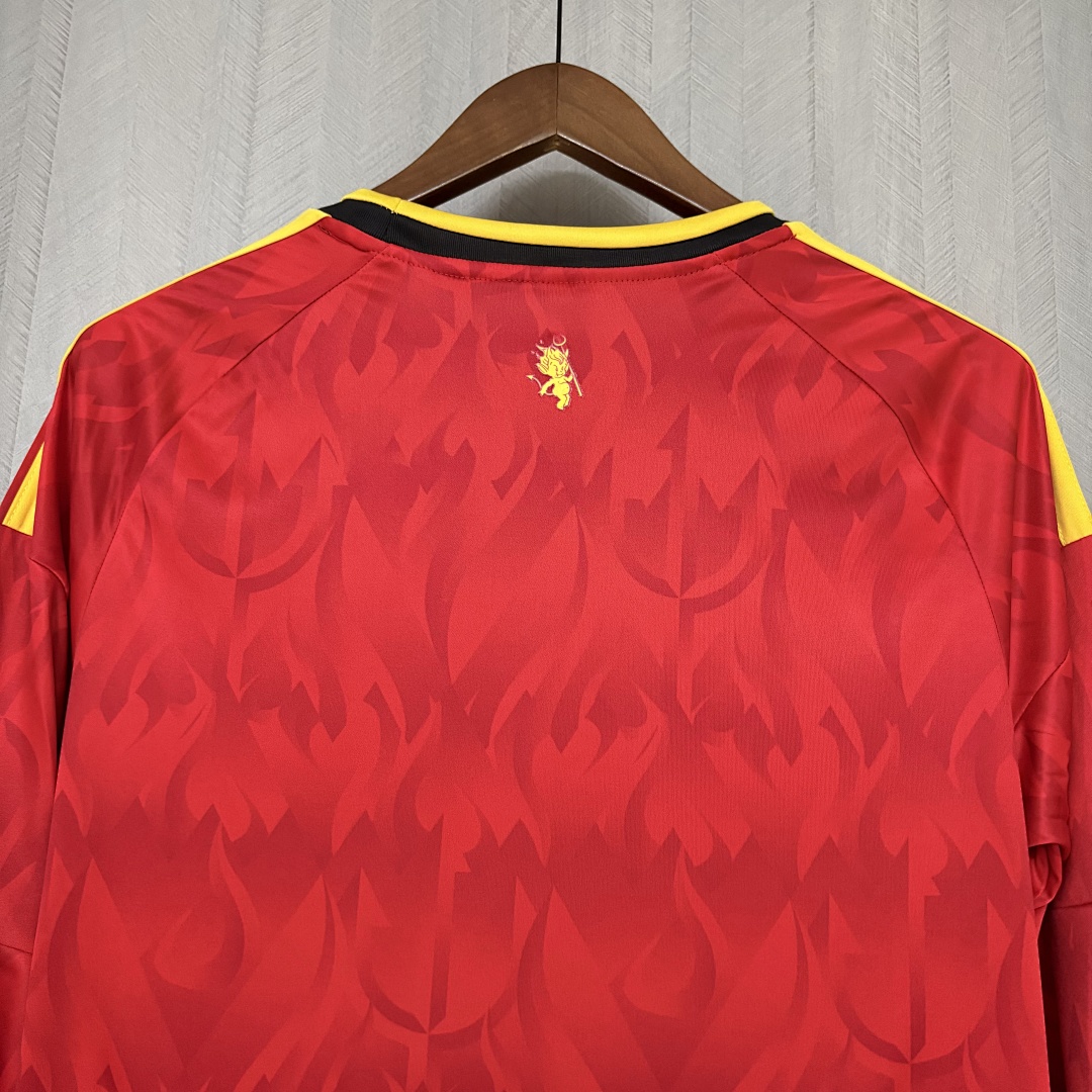 2627 Belgium Home Long-Sleeve Jersey S-4XL