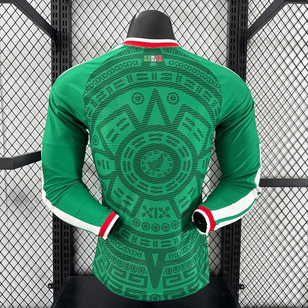 2627 Mexico home team players long-sleeved S-4XL