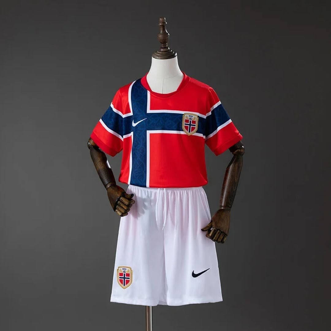 2627 Norway home kids jersey 16-28