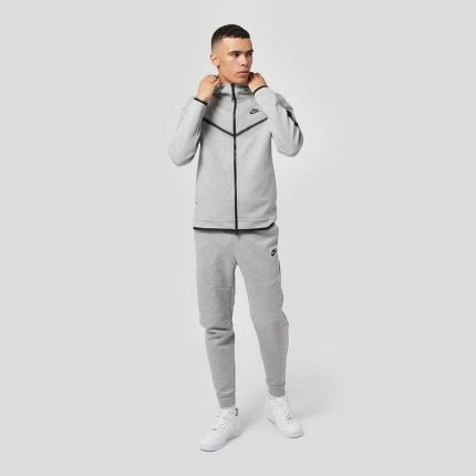 Nike Grey Long Zipper Suit S-2XL