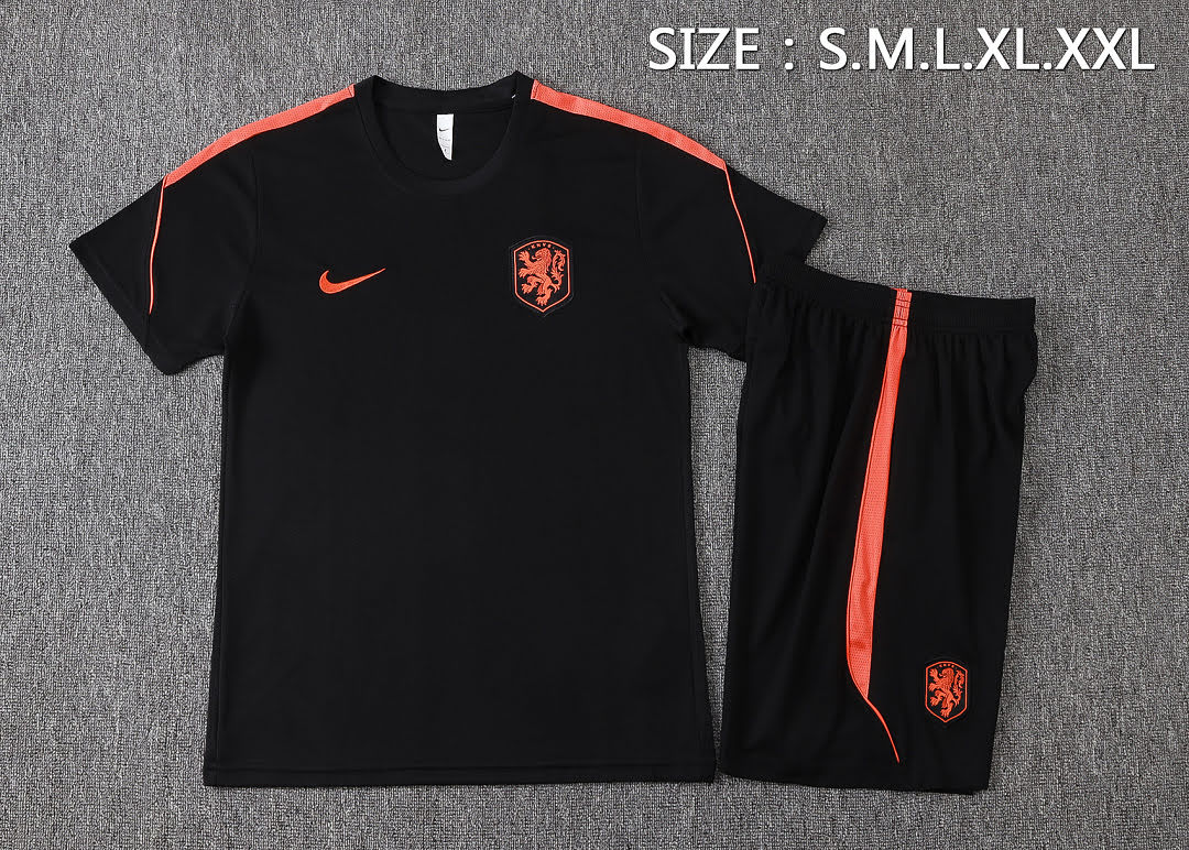 J26029# 2627 Netherlands Black Vest Set S-2XL