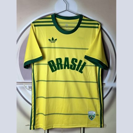 Brazil Retro yellow jerseys S-4XL